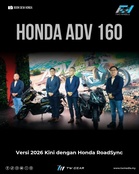 Boon Siew Honda Lancar ADV160 Baharu (2026): Kini Dengan Skrin TFT & Sokongan Honda RoadSync!