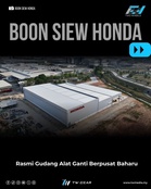 Boon Siew Honda Rasmi Gudang Alat Ganti Berpusat Baharu