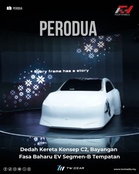 KLIMS 2026: Perodua Dedah Kereta Konsep C2, Bayangan Fasa Baharu EV Segmen-B Tempatan
