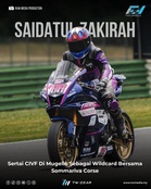 Saidatul Zakirah Sertai Campionato Italiano Velocità Femminile (CIVF) Di Mugello Sebagai Wildcard Bersama Sommariva Corse