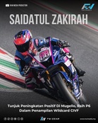 Saidatul Zakirah Tunjuk Peningkatan Positif Di Mugello, Raih P6 Dalam Penampilan Wildcard CIVF