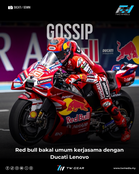 Red Bull bakal umum kerjasama dengan Ducati Lenovo