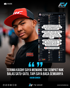Hakim Danish Hargai Sokongan Peminat, Akui Tak Mampu Balas Semua Mesej