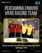 Pertamina Enduro VR46 Racing Team Kekal Sebagai Ducati Factory Supported Team Sehingga 2029