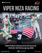 Viper Niza Racing Raih Podium Keseluruhan Pertama Di Michelin 12H Nürburgring