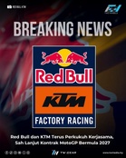 Red Bull dan KTM Terus Perkukuh Kerjasama, Sah Lanjut Kontrak MotoGP Bermula 2027