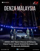 DENZA Z9GT Rasmi Dilancar di Malaysia, Grand Tourer Mewah Elektrik Berkuasa 1,156 PS Bermula RM358,800