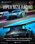 Viper Niza Racing Sasar Kedudukan Tiga Teratas Menjelang Cabaran Sulung di 12H Nürburgring