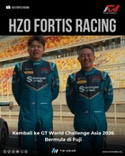 HZO Fortis Racing Kembali ke GT World Challenge Asia 2026 Bermula di Fuji