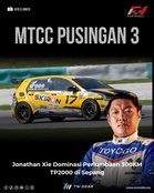 Jonathan Xie Dominasi Perlumbaan 300KM MTCC Round 3 di Sepang