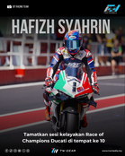 Hafizh Syahrin Curi Tumpuan, Atasi Marc Marquez dan Alvaro Bautista Dalam Kelayakan Race of Champions Ducati