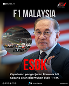 PM Anwar Bakal Umum Keputusan F1 Ke Malaysia Esok, Penantian Peminat Hampir Berakhir