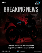 Mforce Bangunkan Barisan Kapcai 150cc Dengan Transmisi Auto Clutch, Media Malaysia Bakal Dibawa Ke China