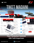 Tiket Tambahan MADANI: KBS Akan Teliti Keperluan