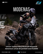 60 Pembeli Terawal Kawasaki KLE500 Terima Pakej Eksklusif Megatrail Adventure