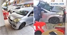 2 Diners Injured as Myvi Ploughs into Sabah Eatery After Driver Hits Accelerator by Accident Following Crash