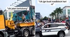 “Bil api mahal!” – M’sian Hilariously Airs His Grievances as Official Dept Vehicles Pass By During Merdeka Rehearsal