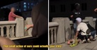 M’sian Women Spot Man Sitting on KL Bridge Railing, Stop to Help & Rally Public to Pull Him to Safety