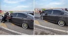 M’sian’s Lowered Proton Persona Gets Stuck On Puchong Speed Bump, Friends Have to Help Push it Off