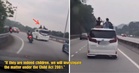 Police Tracking Down MPV Owner After 2 Kids Seen Sticking Out Of Sunroof While Car Was Moving