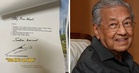 M’sian Overjoyed After Tun Dr Mahathir Personally Replies To Her Letter About His Political Journey