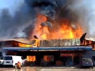 Blaze in Keningau destroys warehouse, vehicles