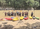 First white water kayak school