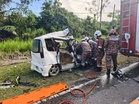 Man dies in car-lorry collision in Keningau