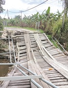 Jalan Kampung Tigot kembali dibuka