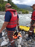 Lelaki lemas, adik masih hilang di Kota Belud