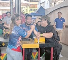 Women power up at Kaamatan arm wrestling