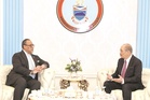 Courtesy call on Hajiji