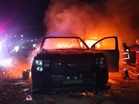 Ford Ranger catches fire in Putatan