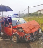 Lelaki cedera kereta bertembung 4WD