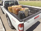 4WD with diesel seized, man held