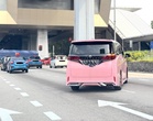 A Pink MPV Might Just Be The Best Colour To Avoid An Accident