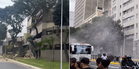 Buildings crack and crumble as strong earthquake rocks Venezuela's capital - tsunami alert issued