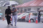 Ribut petir landa Kota Tinggi dan Johor Bahru pagi ini