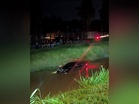 Lagi kejadian kereta terbabas masuk Sungai Langat, elak haiwan melintas