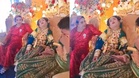 Pengantin penat sampai tertidur atas pelamin