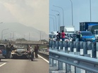 [VIDEO] Bergaduh tengah lebuh raya punca trafik arah selatan sesak