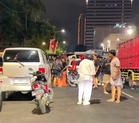 Pemandu wanita mabuk rempuh teksi, pikap