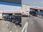 Lori terbalik halang dua lorong Kesas punca trafik sesak