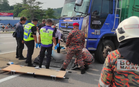 Lelaki maut dirempuh lori ketika lintas jalan