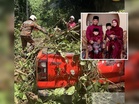 Ketua Pemuda UMNO Maran, isteri, anak maut dihempap pokok