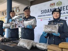 Sembunyi bunga ganja RM649,840 dalam longgokan sampah