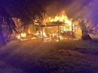 Rumah sewa dua beranak hangus terbakar akibat litar pintas
