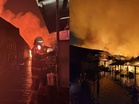 Tiga budak rentung, 200 rumah terbakar
