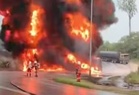 [VIDEO] Lori tangki diesel hilang kawalan hempap kereta di Temerloh