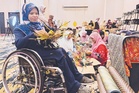 Ibu OKU belajar kemahiran sara dua anak
